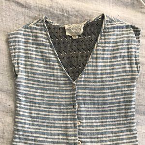 Ace & Jig linen striped top
